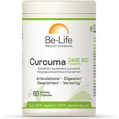 Be-Life Curcuma 2400 + piperine bio 60 Softgels