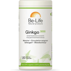 Be-Life Gink-go 3000 bio 180.00 Softgels
