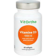 VitOrtho Vitamine D3 1000IE 60 Softgels