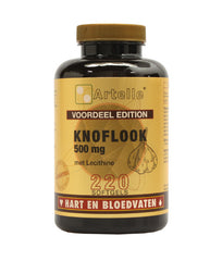 Artelle Knoflook 500mg + 250mg lecithine 220 Softgels