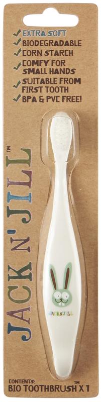Jack N Jill Bio toothbrush bunny extra soft 1 Stuks