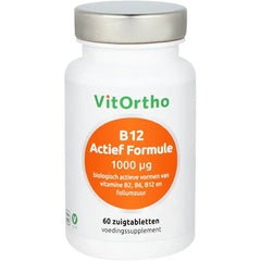 VitOrtho B12 Actief formule 1000 mcg 60 Zuigtabletten