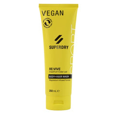Superdry Sport RE:vive Body + hair wash 250 Milliliter