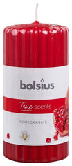 Bolsius True Scents stompkaars geur 120/58 pomegranate 1.00 Stuks