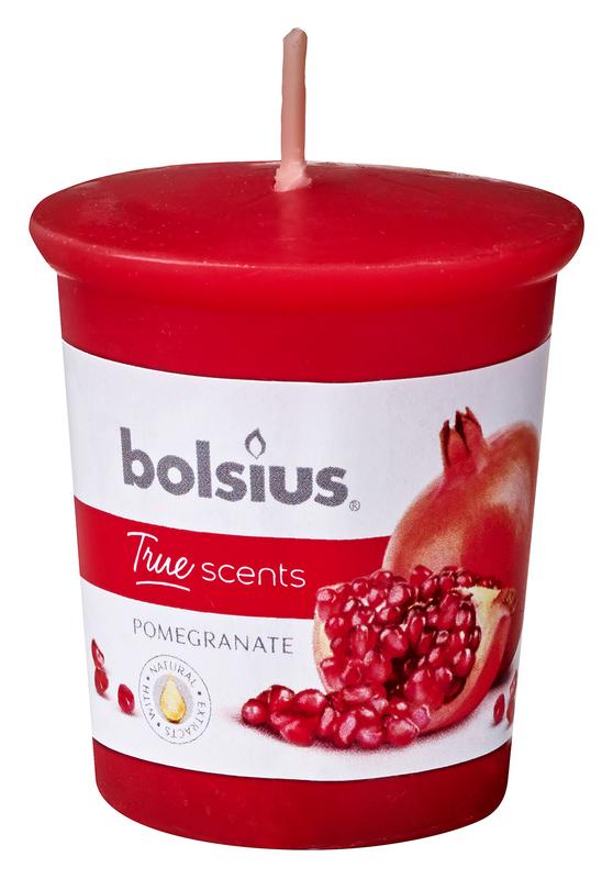 Bolsius True scents pomegranate 1.00 Stuks