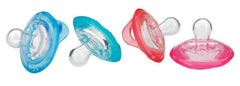 Nuby Natural flex cherry fopspeen 6-36 mnd groen/blauw 1.00 Stuks