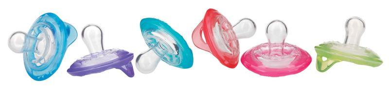 Nuby Natural flex cherry fopspeen 0-6 maanden 2 Stuks