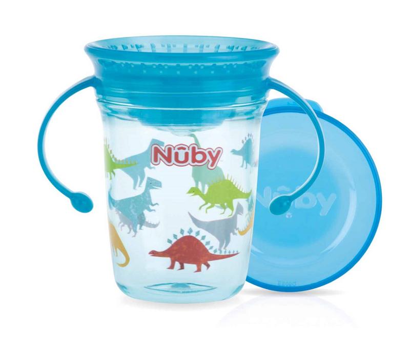 Nuby Wonder cup 240ml aqua 6+ maanden 1 Stuks