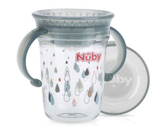 Nuby Wonder cup 240ml grijs 6+ maanden 1 Stuks