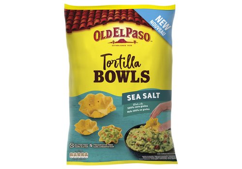 Old El Paso Tortille bowls sea salt 150 Gram