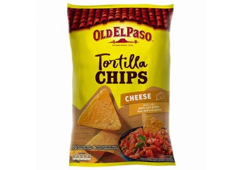 Old El Paso Tortilla chips cheese 185 Gram