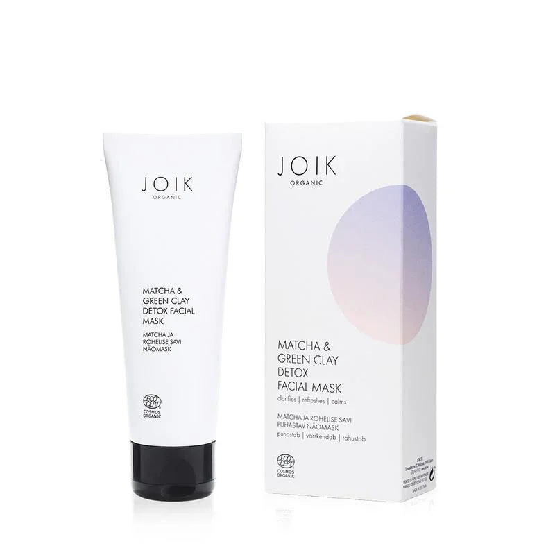 Joik Organics Facial mask matcha & green clay detox 75 Milliliter