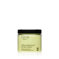 Joik Organics Citrus & bergamot sea salt scrub organic vegan 240 Gram