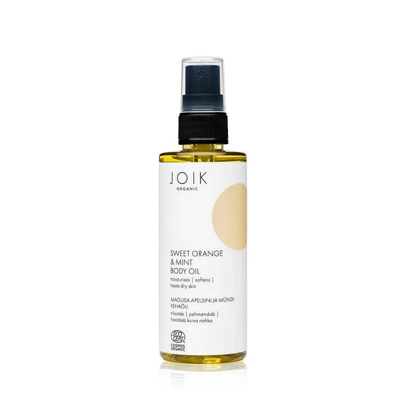 Joik Organics Sweet orange & mint body oil vegan 100 Milliliter