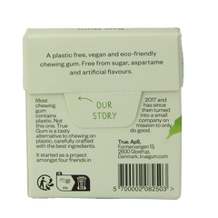 True Gum Mint suikervrij 21 Gram