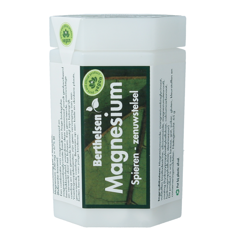 Berthelsen Magnesium carbonaat 250mg 90 Tabletten