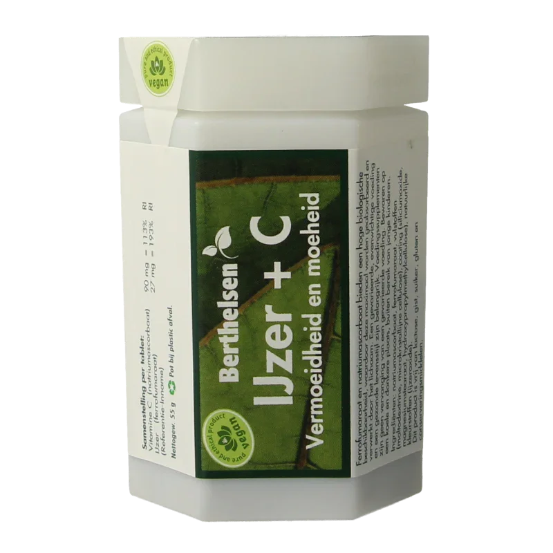 Berthelsen IJzer + vitamine C 90 Tabletten