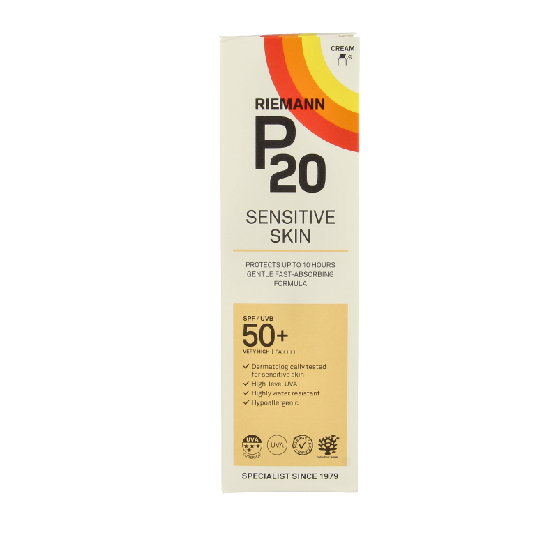 P20 Sensitive lotion SPF50+ 100 Milliliter