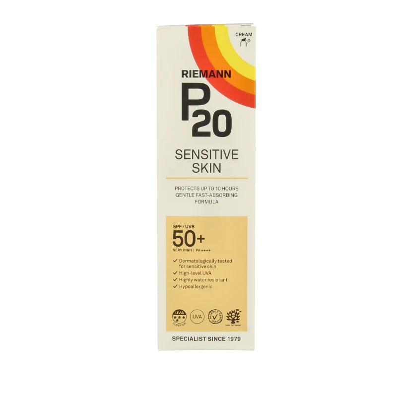 P20 Sensitive lotion SPF50+ 100 Milliliter