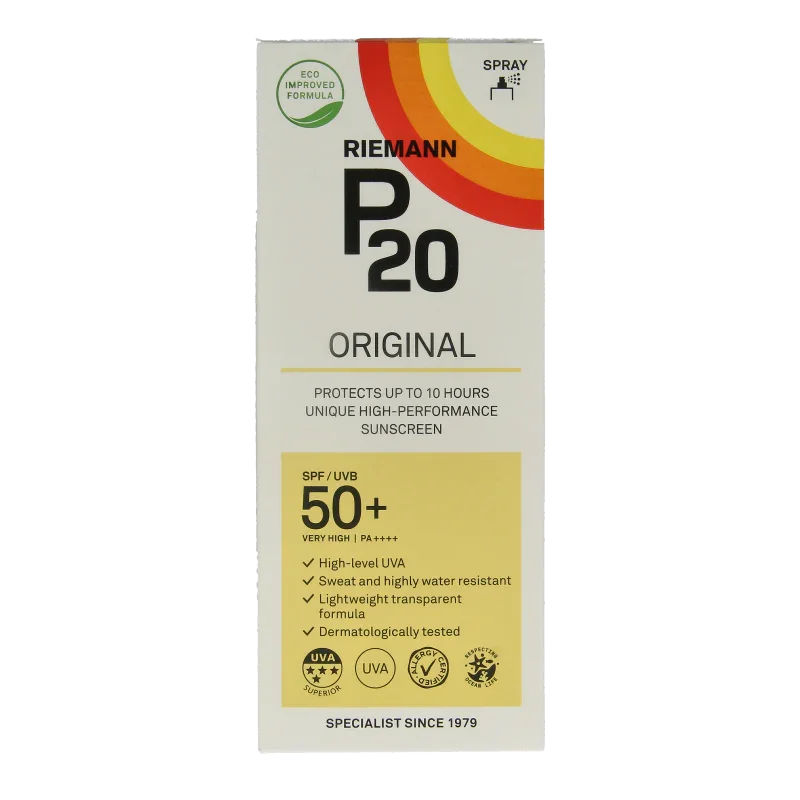 P20 Original spray SPF50+ 175 Milliliter