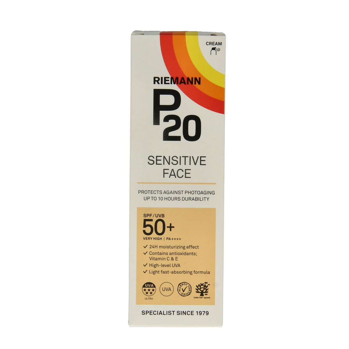 P20 Once a day face creme SPF50 50.00 Gram