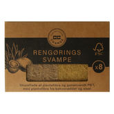 CC Hansen Kleine schuursponsjes plantenvezels uit kokosnoot 8 Stuks