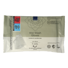 Abena Wet wash washandjes verzorgend 5.00 Stuks