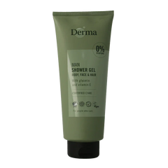 Derma Man douchegel body, face & hair 350 Milliliter