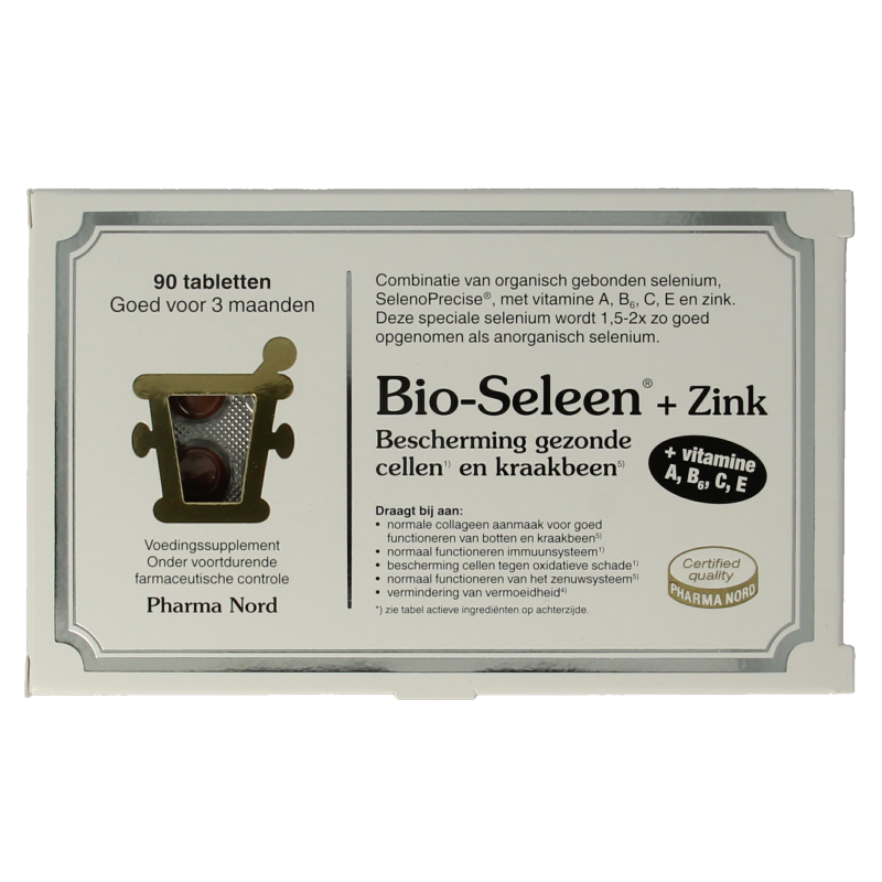 Pharma Nord Bio seleen & zink 90.00 Tabletten