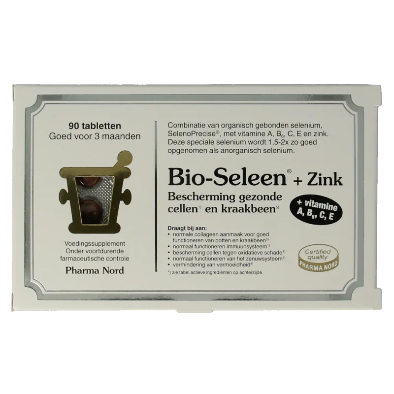 Pharma Nord Bio seleen & zink 90 Tabletten