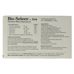 Pharma Nord Bio seleen & zink 90 Tabletten