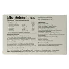 Pharma Nord Bio seleen & zink 90.00 Tabletten