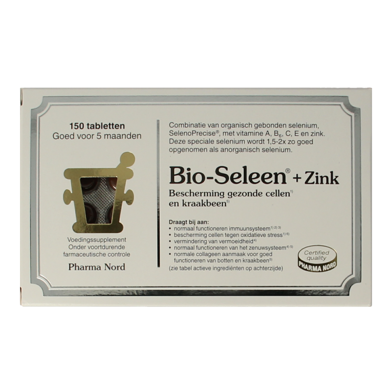 Pharma Nord Bio seleen & zink 150 Tabletten