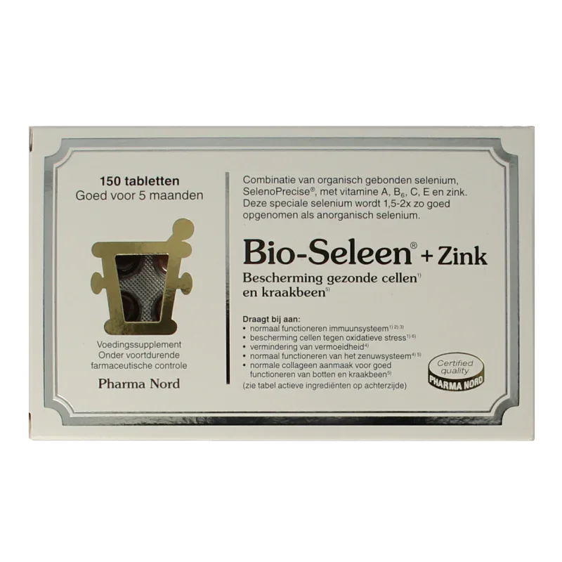 Pharma Nord Bio seleen & zink 150 Tabletten