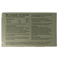 Pharma Nord Bio calcium & D3 & K1 & K2 60 Tabletten