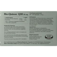 Pharma Nord Bio quinon Q10 30mg 30.00 Capsules