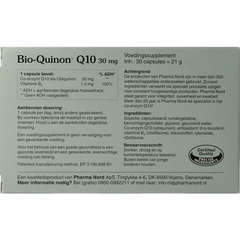 Pharma Nord Bio quinon Q10 30mg 30 Capsules