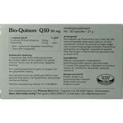 Pharma Nord Bio quinon Q10 30mg 30.00 Capsules