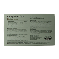 Pharma Nord Bio quinon Q10 gold 100 mg 150 Capsules