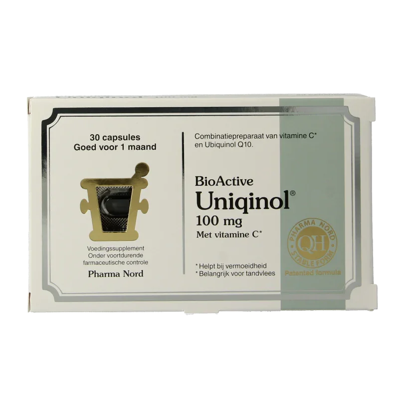 Pharma Nord Bio active uniquinol Q10 100 mg 30 Capsules