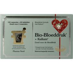 Pharma Nord Bio bloeddruk & kalium 120 caps + 60 tabletten 180.00 Stuks