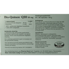 Pharma Nord Bio quinon Q10 30mg 90.00 Capsules