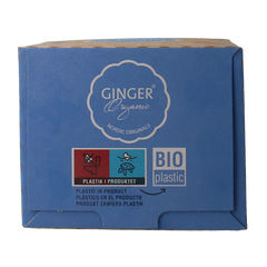 Ginger Organic Maandverband nacht met vleugels 10 Stuks