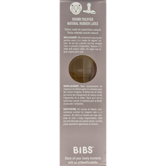 Bibs Fopspeen maat 2 woodchuck/blush 2 pack 2.00 Stuks