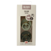 Bibs Fopspeen maat 3 sage/hunter green 2 pack 2 Stuks