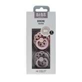 Bibs Fopspeen maat 1 blossom lila 2 Stuks