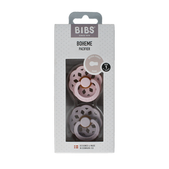 Bibs Fopspeen maat 1 blossom lila 2 Stuks