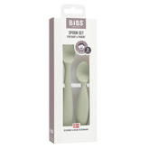 Bibs Baby spoon set sage 1 Set