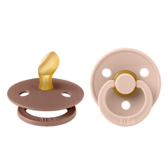 Bibs Fopspeen anatomical maat 1 blush/woodstock 2 Stuks