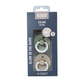 Bibs Fopspeen maat 3 sage vanilla night 2 Stuks